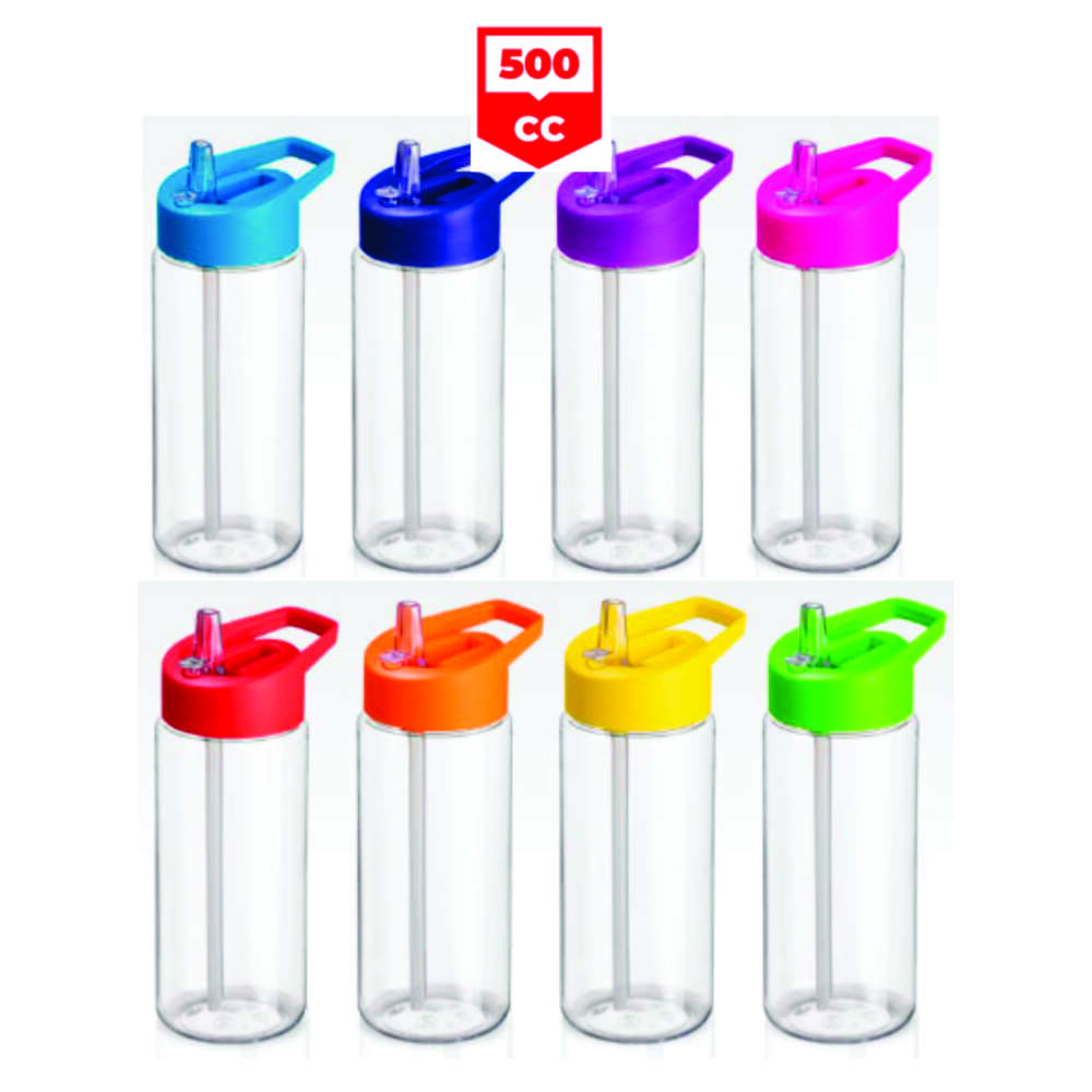 botella recta cristal flip 500cc